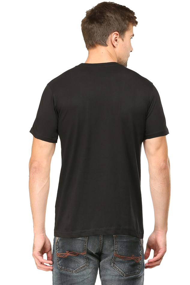 Male Classic Crew T-Shirt Black | Explore Dream Discover 2 Male Classic Crew T-Shirt Black | Explore Dream Discover - Image 2